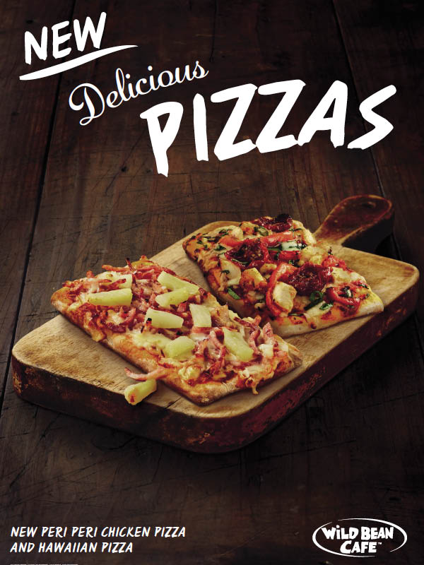 Wild Bean Cafe and Eagle Boys pizza ad - Convenience ...