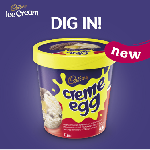 Cadbury ‘Creme Egg’ Ice cream available at major retailers