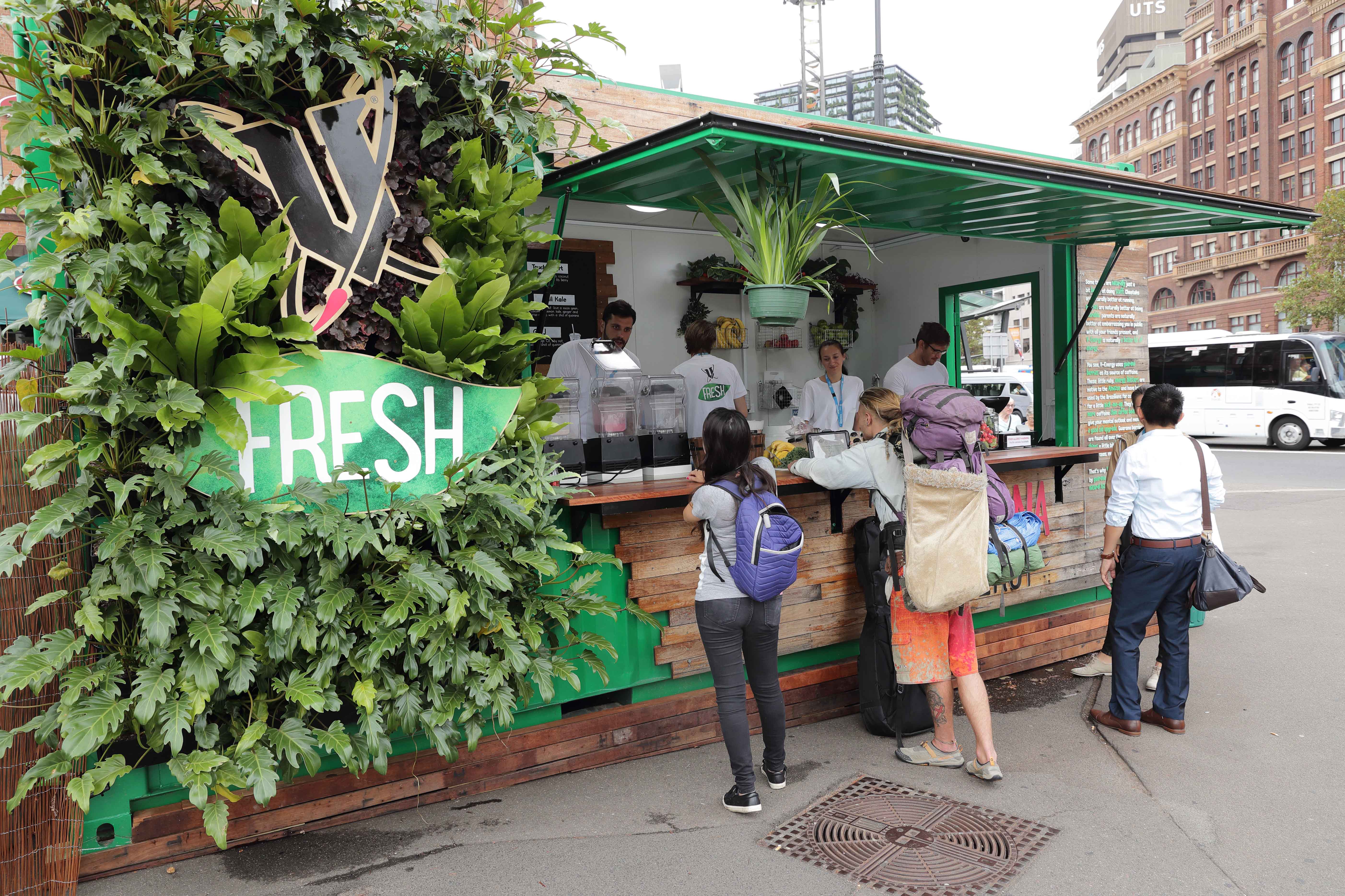 V Fresh juice popup Convenience & Impulse Retailing