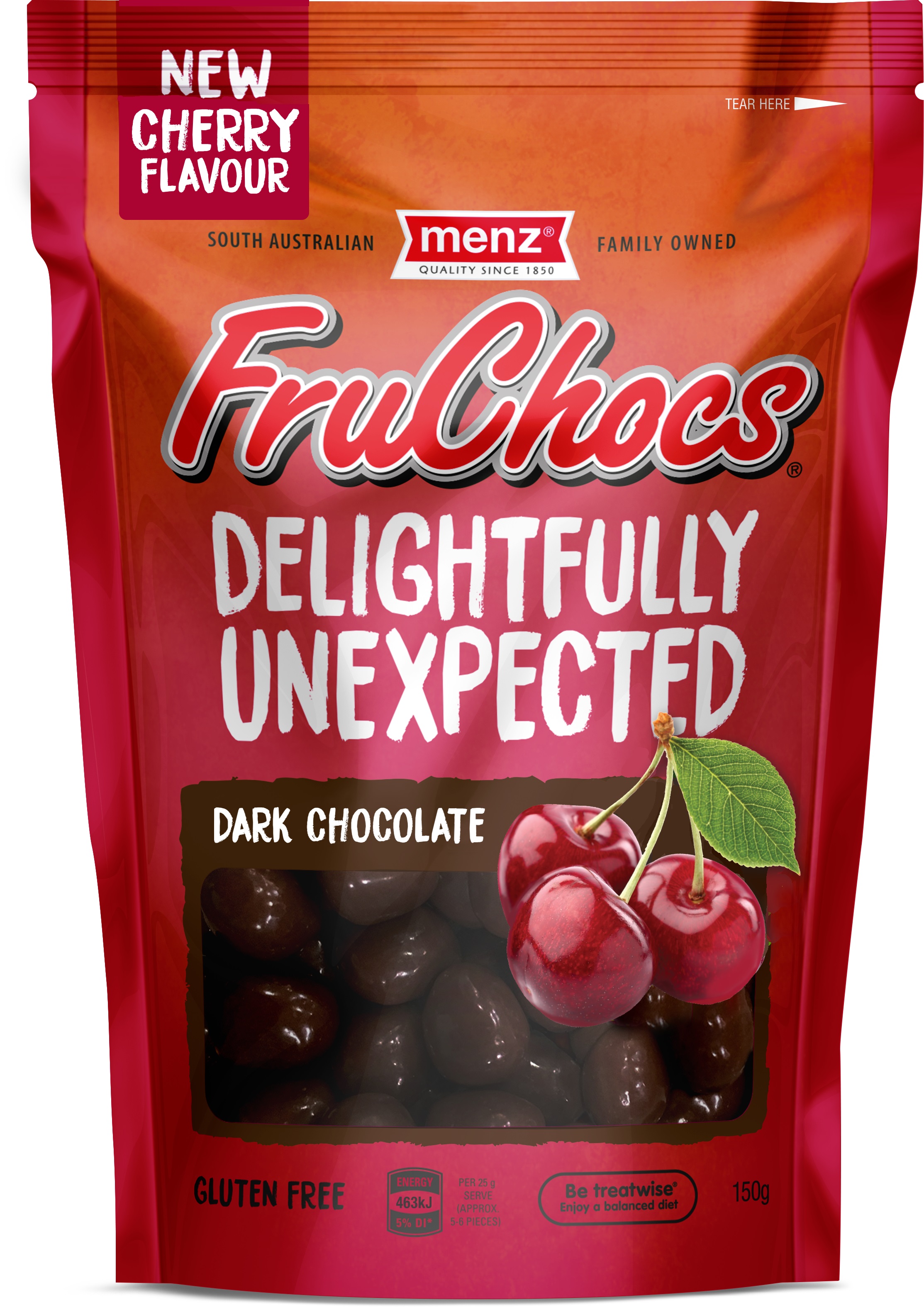 Cherry FruChocs 150g Convenience & Impulse Retailing
