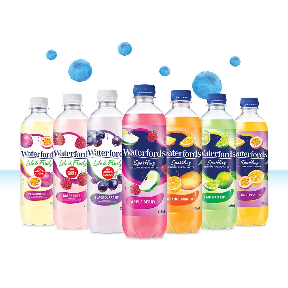 Waterfords Australia’s Favourite Sparkling Flavoured Mineral Water